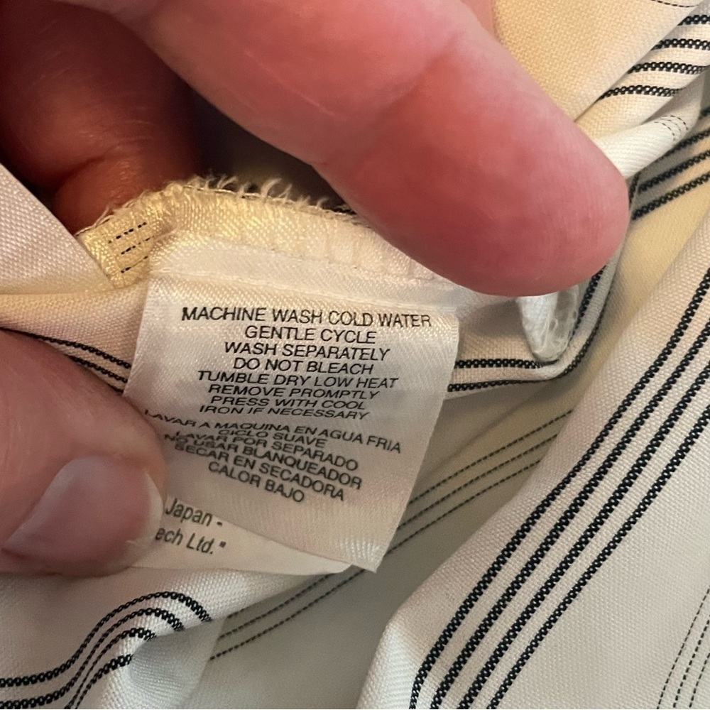 Women’s Jones NY Striped Button-Down Shirt - Picture 11 of 13
